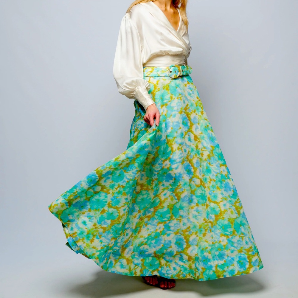 NWT Zimmermann High Tide Maxi Skirt Sz 1